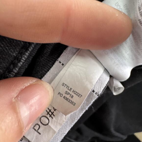 Madewell Jeans Womens 32 Black Lunar Wash 9 Inch High Rise Skinny Stretch H2227 - Picture 7 of 10